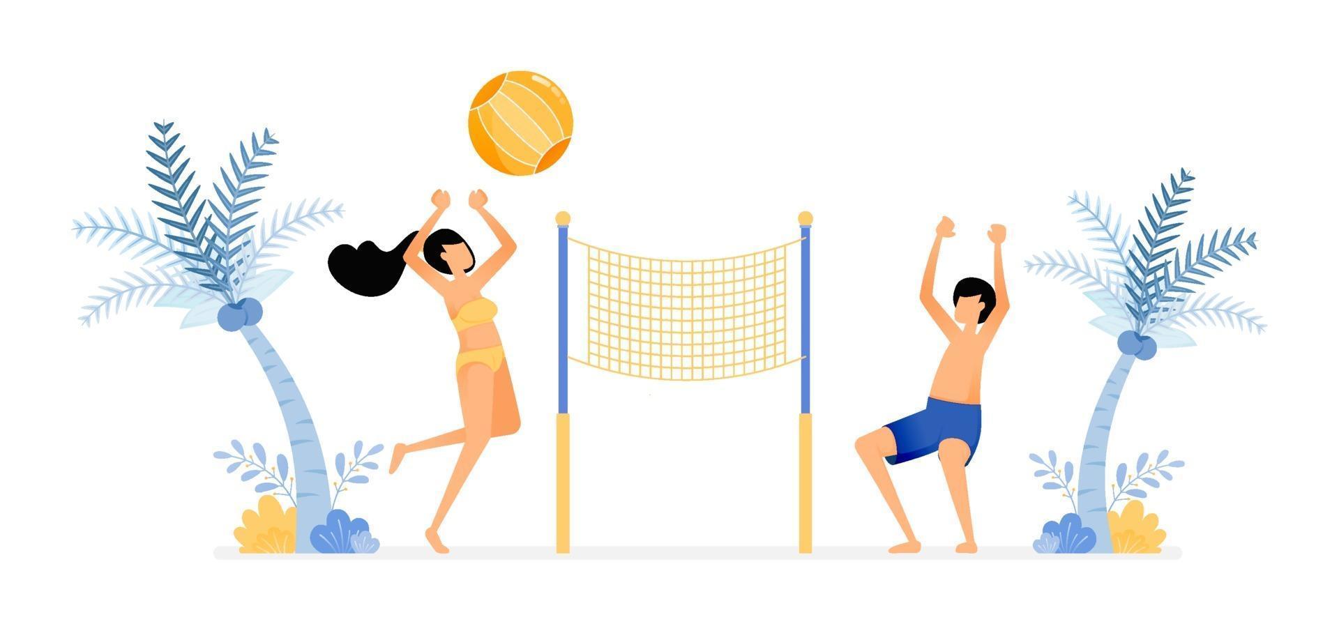 2377886-bonne-vacances-illustration-de-couple-profitant-de-vacances-sur-la-plage-en-jouant-au-volley-ball-pour-se-detendre-fun-beach-sports-vector-design-peut-etre-utilise-pour-affiche-banniere-annonce-site-web-web
